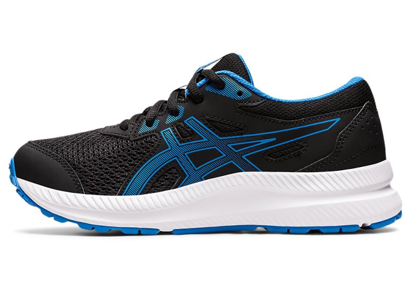 Asics Contend 8 Sports Patike Dječje Crne Plave | RS7668-954