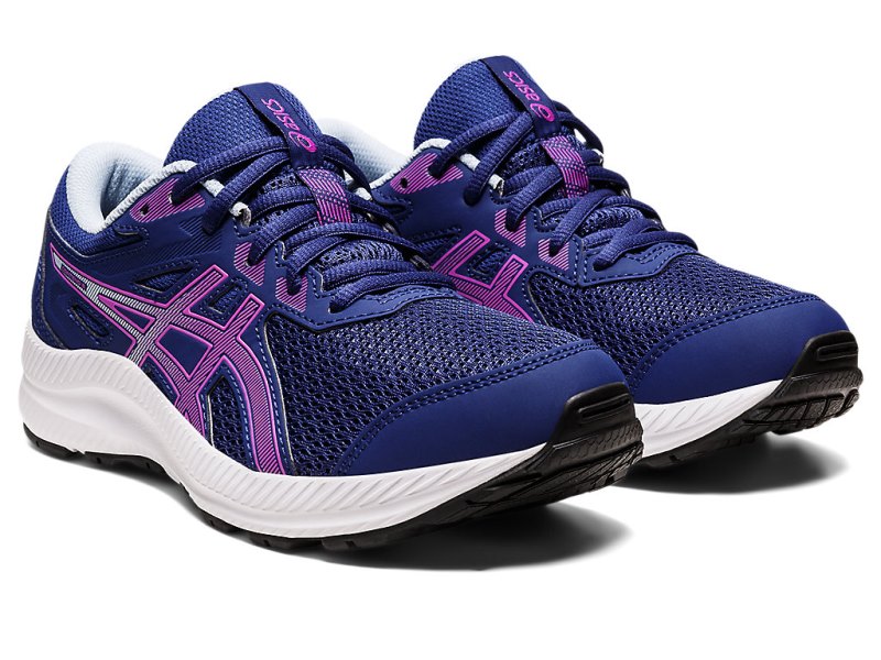 Asics Contend 8 Sports Patike Dječje Plave Ljubičaste | RS1733-794