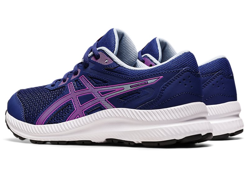 Asics Contend 8 Sports Patike Dječje Plave Ljubičaste | RS1733-794