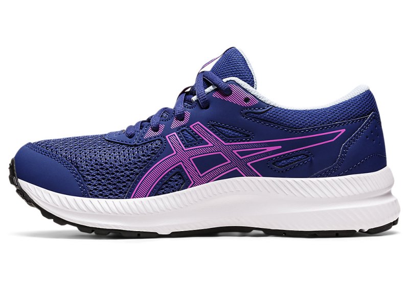 Asics Contend 8 Sports Patike Dječje Plave Ljubičaste | RS1733-794