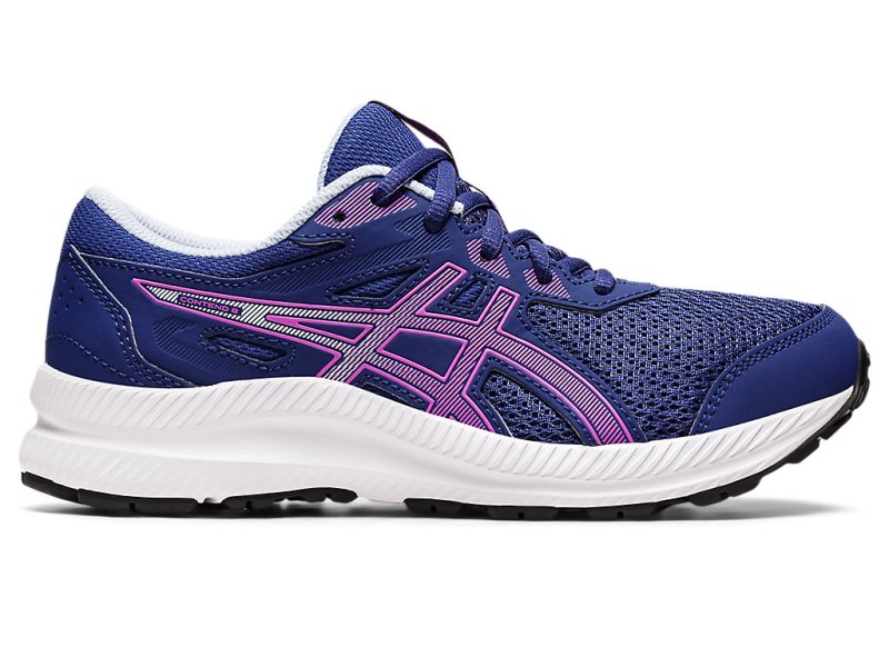 Asics Contend 8 Sports Patike Dječje Plave Ljubičaste | RS1733-794