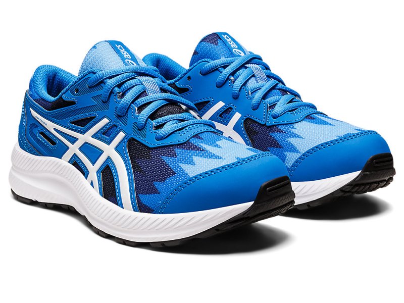 Asics Contend 8 Sports Patike Dječje Plave Bijele | RS5645-761