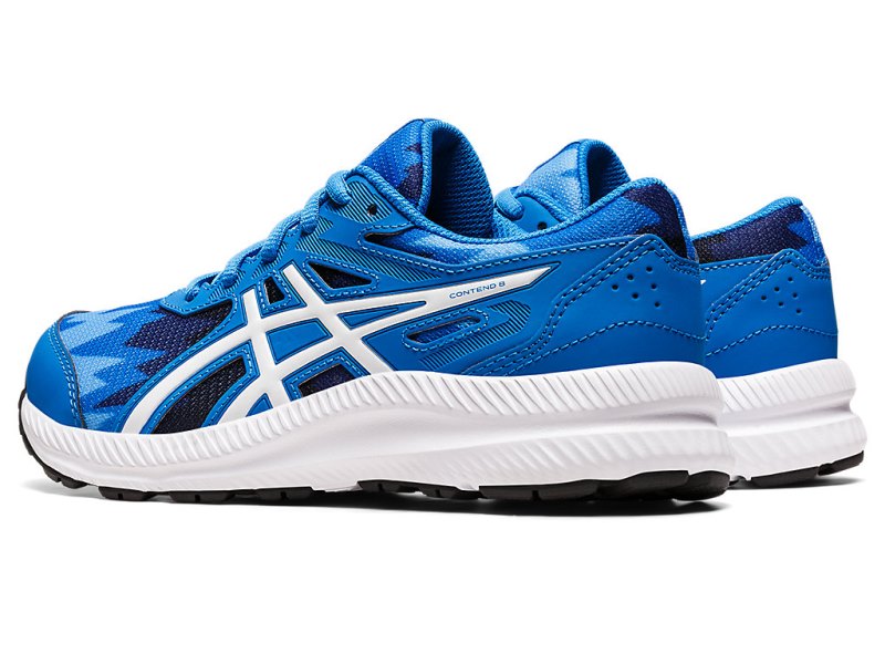 Asics Contend 8 Sports Patike Dječje Plave Bijele | RS5645-761