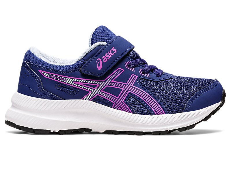 Asics Contend 8 Sports Patike Dječje Plave Ljubičaste | RS8004-320