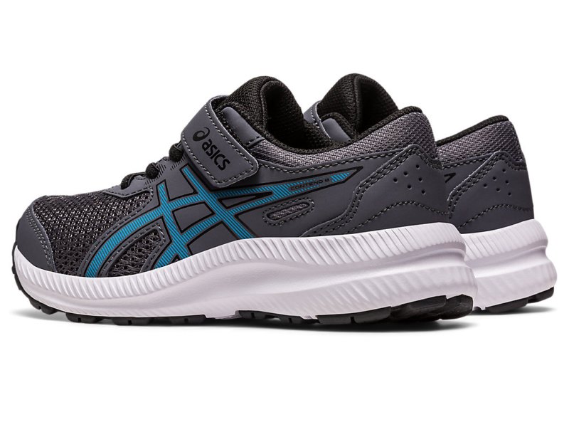 Asics Contend 8 Sports Patike Dječje Sive Plave | RS6949-297