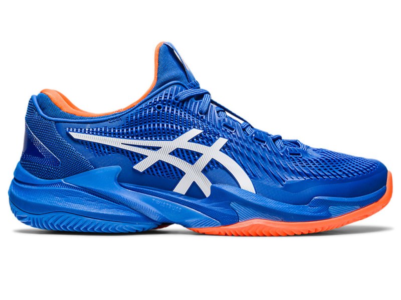 Asics Court FF 3 Novak Clay Tenisiće Muške Plave Bijele | RS4244-299