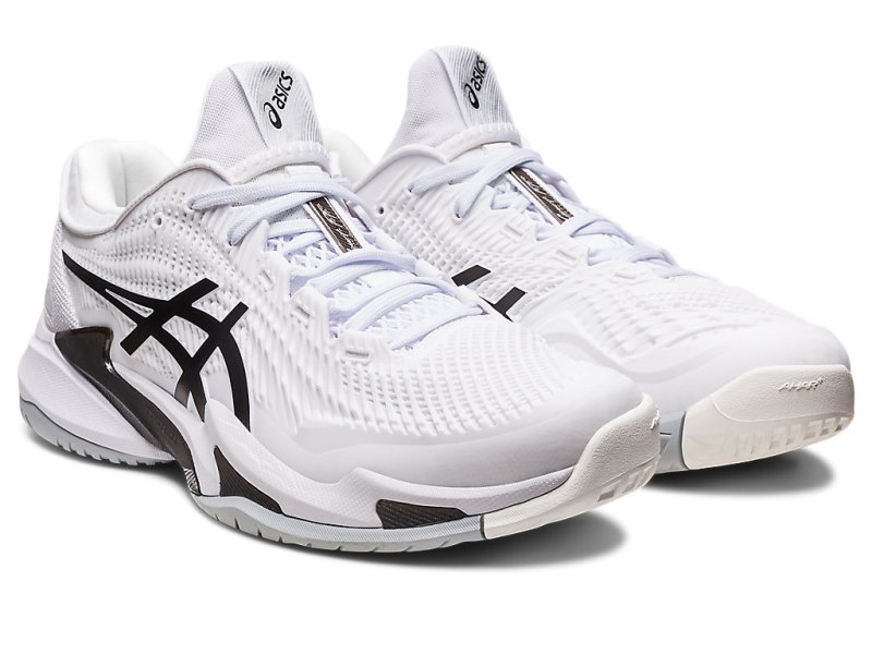 Asics Court FF 3 Tenisiće Muške Bijele Crne | RS6768-290