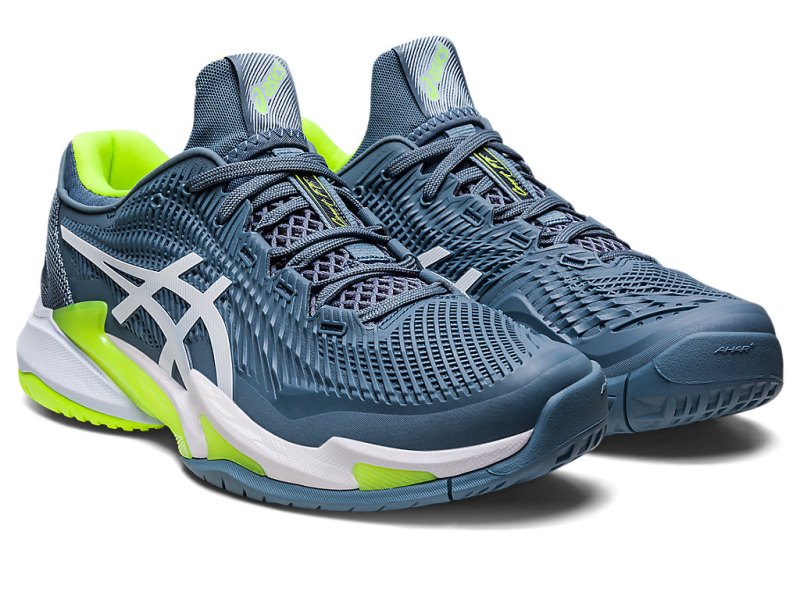 Asics Court FF 3 Tenisiće Muške Sive Plave Bijele | RS9845-083