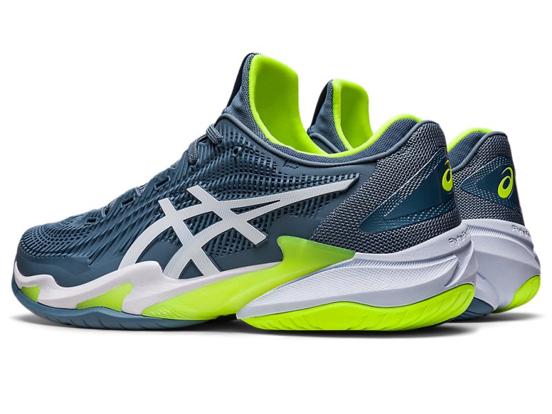 Asics Court FF 3 Tenisiće Muške Sive Plave Bijele | RS9845-083