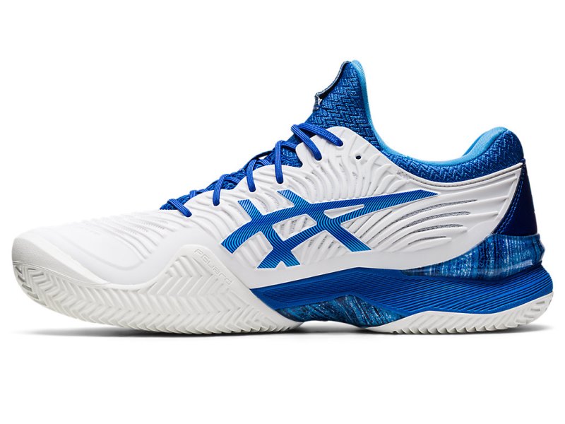 Asics Court FF Novak Clay Tenisiće Muške Bijele Plave | RS7307-998