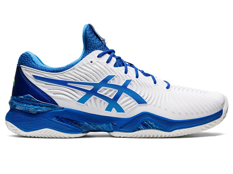 Asics Court FF Novak Clay Tenisiće Muške Bijele Plave | RS7307-998