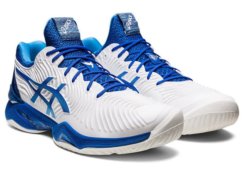 Asics Court FF Novak Tenisiće Muške Bijele Plave | RS0444-159