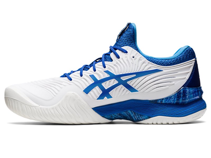 Asics Court FF Novak Tenisiće Muške Bijele Plave | RS0444-159