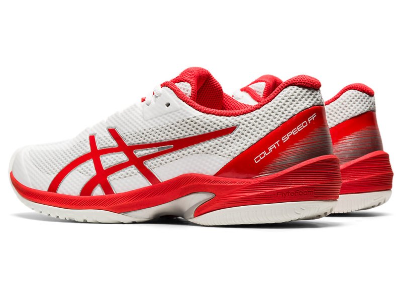 Asics Court Speed FF Tenisiće Ženske Bijele Crvene | RS2735-998