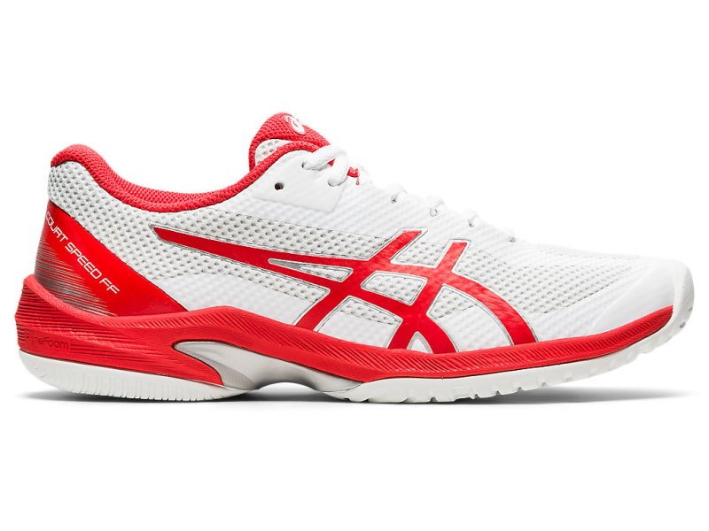 Asics Court Speed FF Tenisiće Ženske Bijele Crvene | RS2735-998