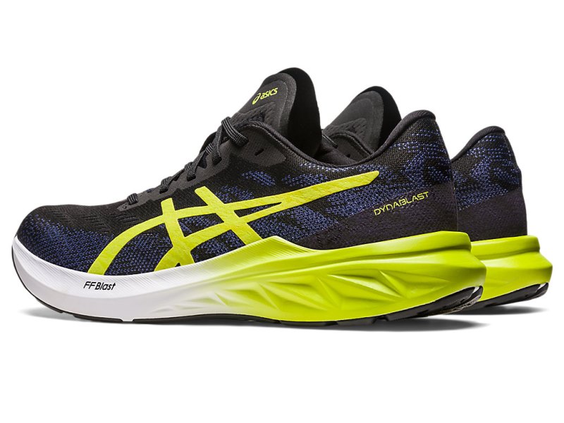 Asics Dynablast 3 Tenisiće Muške Crne Svijetlo Zelene | RS0267-565