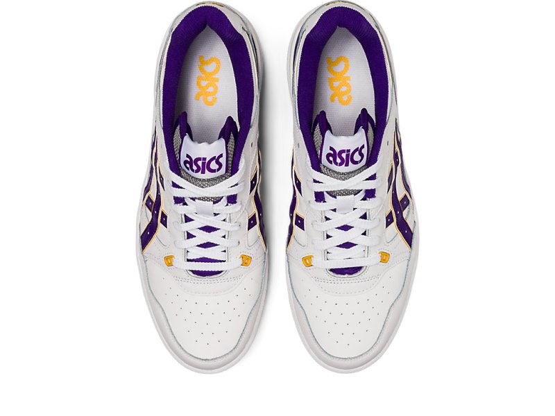 Asics Ex89 Netball Patike Ženske Bijele Ljubičaste | RS9910-866