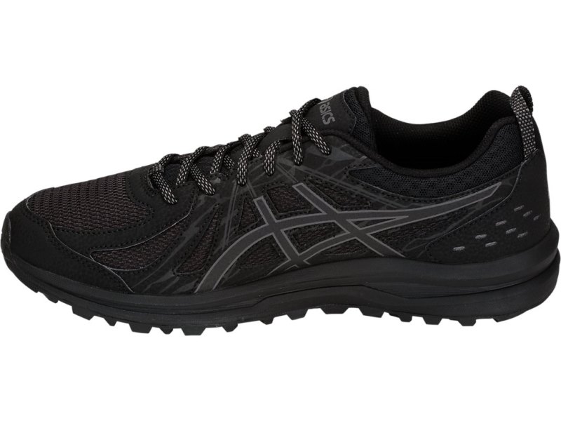 Asics Frequent Trail Tenisice Za Trčanje Muške Crne Tamno Sive | RS0464-154