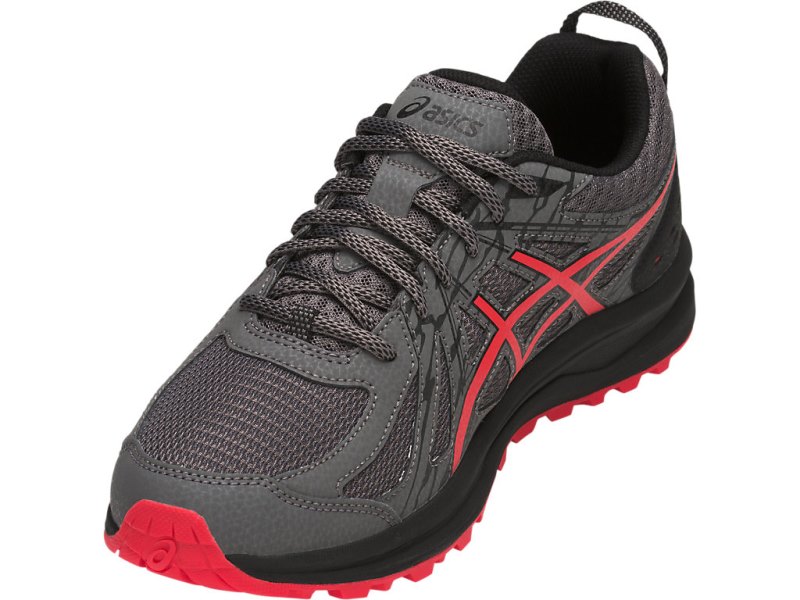 Asics Frequent Trail Tenisice Za Trčanje Muške Tamno Sive Crvene | RS5200-441