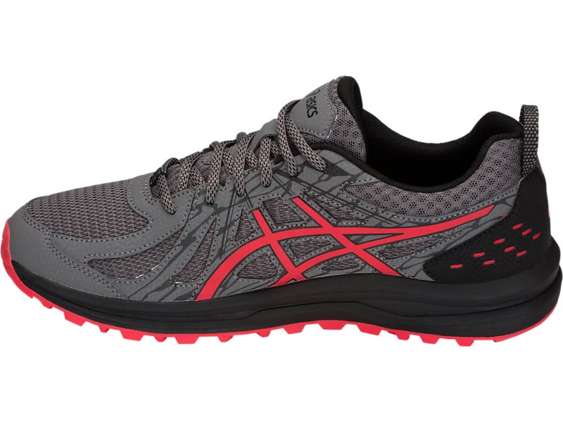 Asics Frequent Trail Tenisice Za Trčanje Muške Tamno Sive Crvene | RS5200-441