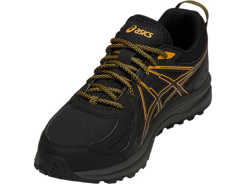 Asics Frequent Trail Tenisice Za Trčanje Muške Crne Crne | RS7871-054