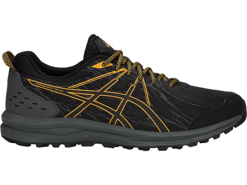 Asics Frequent Trail Tenisice Za Trčanje Muške Crne Crne | RS7871-054