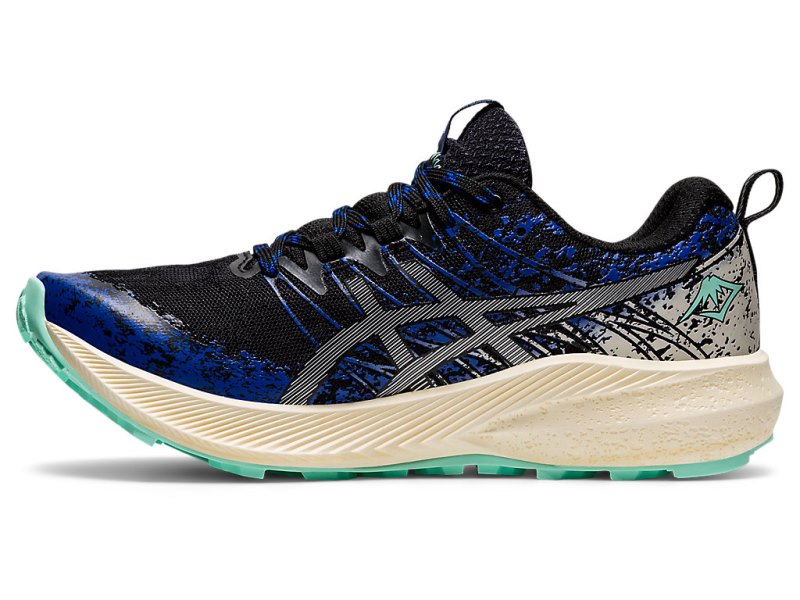 Asics Fuji Lite 2 Tenisice Za Trčanje Ženske Crne Srebrne | RS1279-609