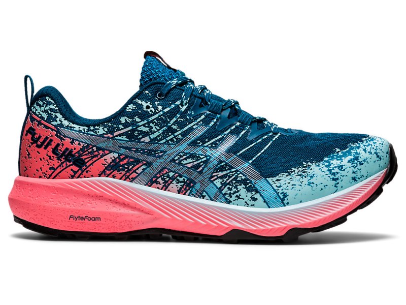 Asics Fuji Lite 2 Tenisice Za Trčanje Ženske Tamno Tirkizne Srebrne | RS2230-238