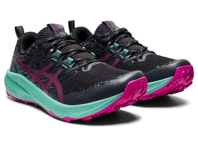 Asics Fuji Lite 2 Tenisice Za Trčanje Ženske Crne Fuksije Crvene | RS8926-370