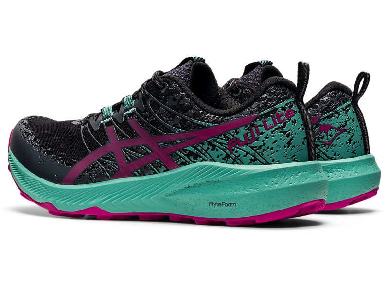 Asics Fuji Lite 2 Tenisice Za Trčanje Ženske Crne Fuksije Crvene | RS8926-370