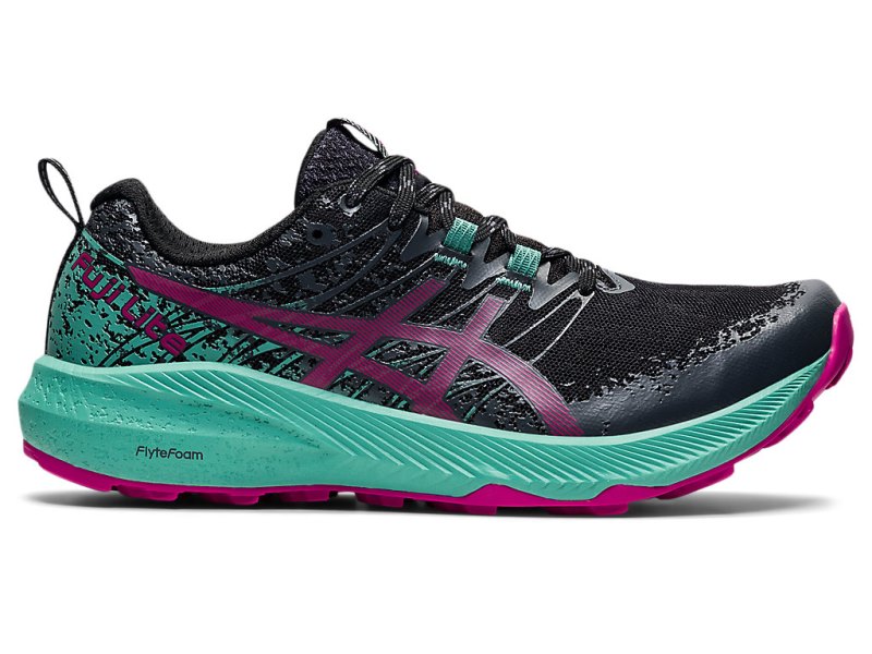 Asics Fuji Lite 2 Tenisice Za Trčanje Ženske Crne Fuksije Crvene | RS8926-370