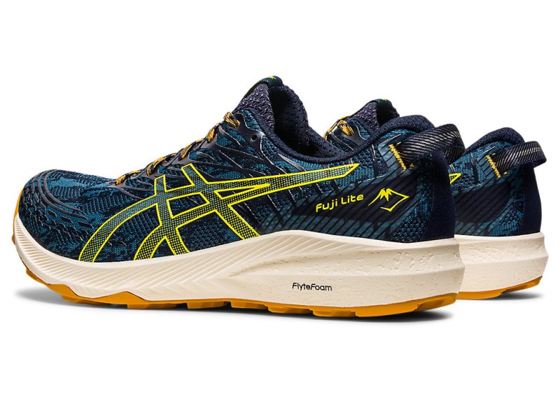 Asics Fuji Lite 3 Tenisice Za Trčanje Muške Tirkizne Zlatne Žute | RS2850-493