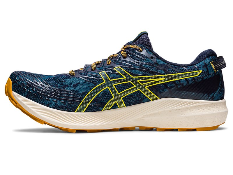 Asics Fuji Lite 3 Tenisice Za Trčanje Muške Tirkizne Zlatne Žute | RS2850-493