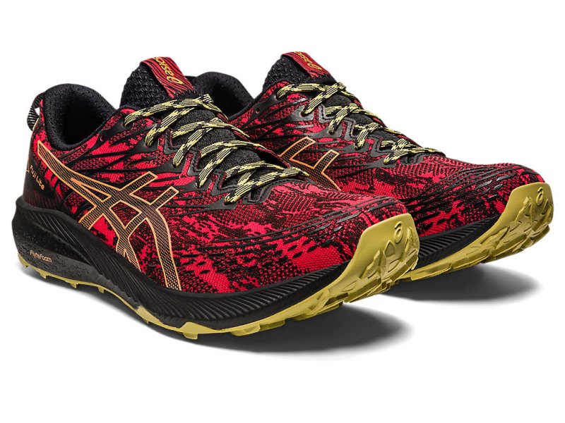 Asics Fuji Lite 3 Tenisice Za Trčanje Muške Crvene Crne | RS2966-450