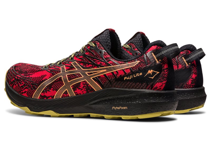 Asics Fuji Lite 3 Tenisice Za Trčanje Muške Crvene Crne | RS2966-450