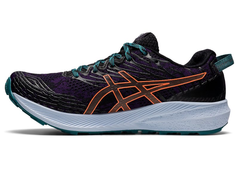 Asics Fuji Lite 3 Tenisice Za Trčanje Ženske Tamno Ljubičaste Narančaste | RS4825-866