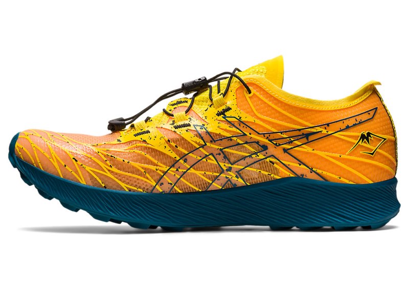 Asics Fujispeed Tenisice Za Trčanje Muške Zlatne Žute Tirkizne | RS6137-594