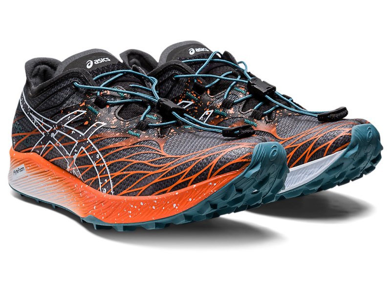 Asics Fujispeed Tenisice Za Trčanje Ženske Crne Narančaste | RS1373-919