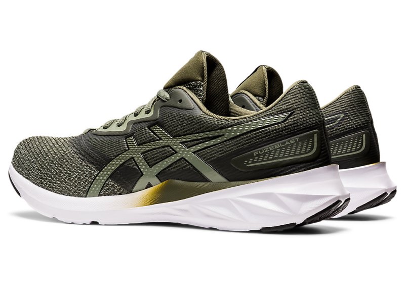 Asics Fuzeblast Tenisiće Muške Maslinasto Zelene Crne | RS9657-195