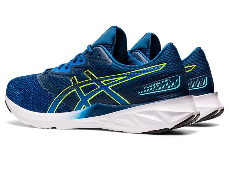 Asics Fuzeblast Tenisiće Muške Plave Zelene | RS7729-720