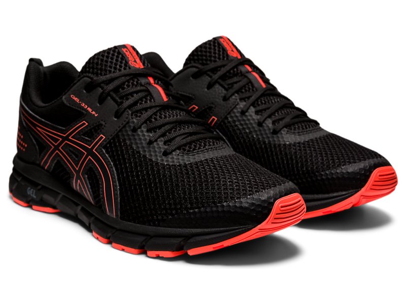 Asics Gel-33 Tenisiće Muške Crne Koraljne | RS2046-905