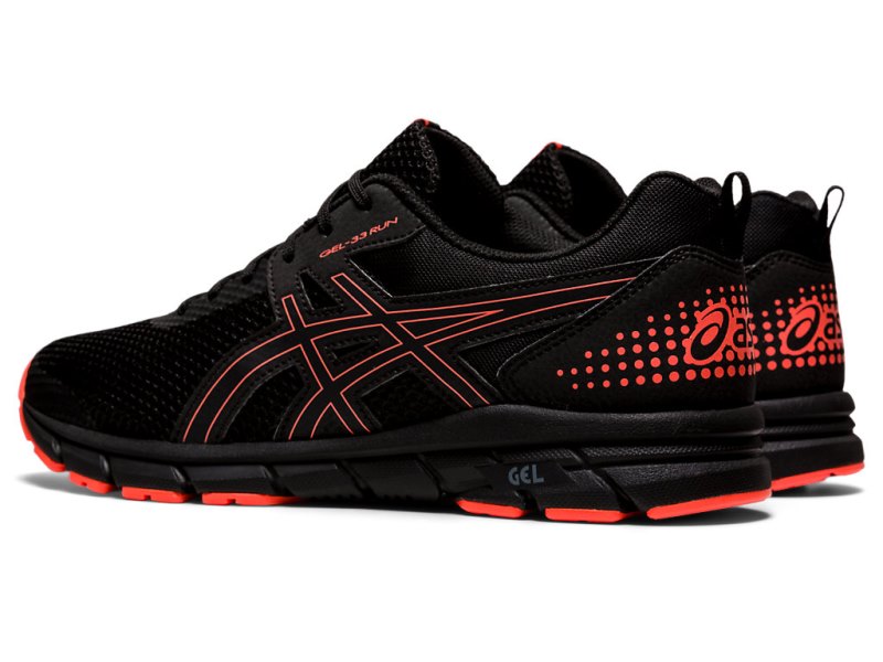 Asics Gel-33 Tenisiće Muške Crne Koraljne | RS2046-905