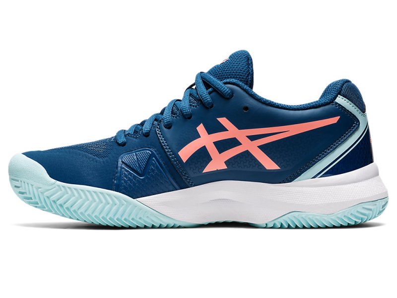 Asics Gel-challenger 13 Clay Tenisiće Ženske Svijetlo Indigo Koraljne | RS3803-918