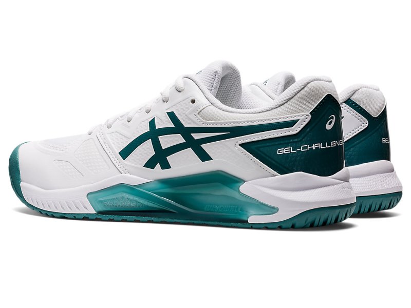 Asics Gel-challenger 13 Tenisiće Muške Bijele Tamno Zelene | RS1448-777