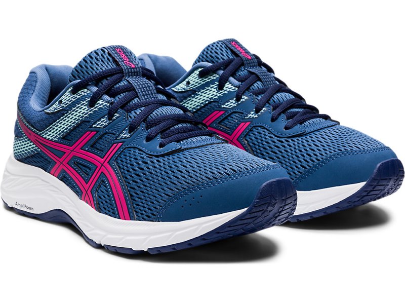 Asics Gel-contend 6 Tenisiće Ženske Tamno Sive Roze | RS4992-255