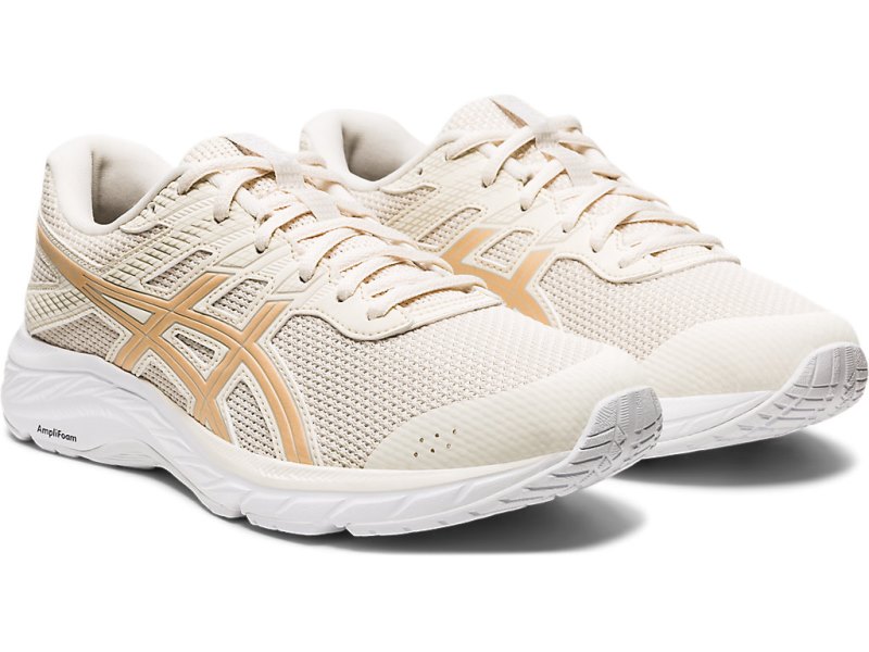 Asics Gel-contend 6 Twist Tenisiće Ženske Bež Žute | RS2319-827