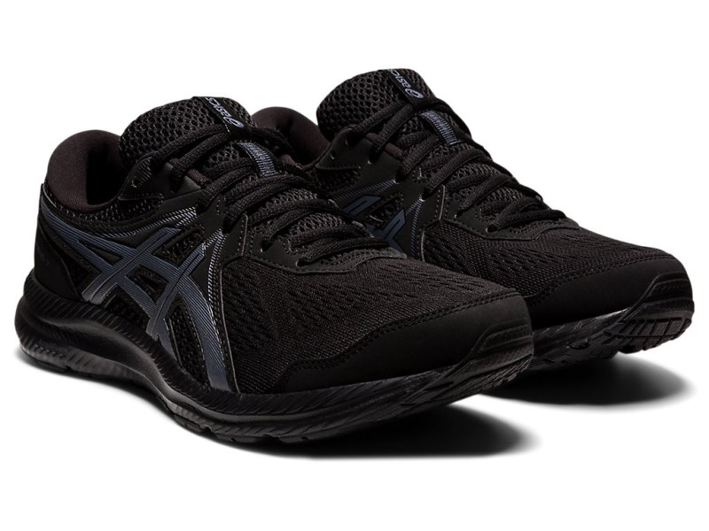 Asics Gel-contend 7 (4E) Tenisiće Muške Crne Sive | RS2679-527