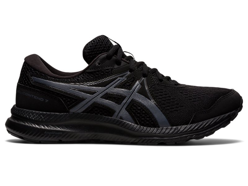 Asics Gel-contend 7 (4E) Tenisiće Muške Crne Sive | RS2679-527