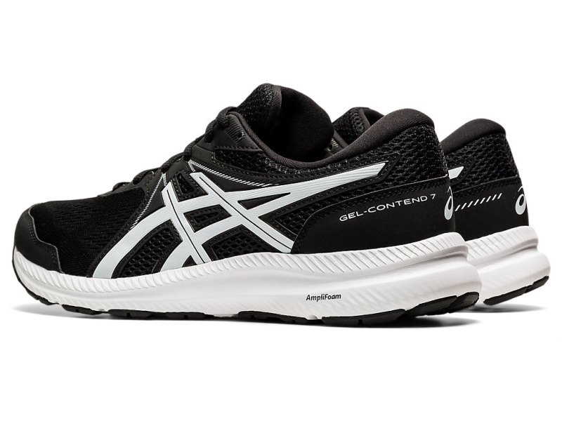 Asics Gel-contend 7 (4E) Tenisiće Muške Crne Bijele | RS3304-948