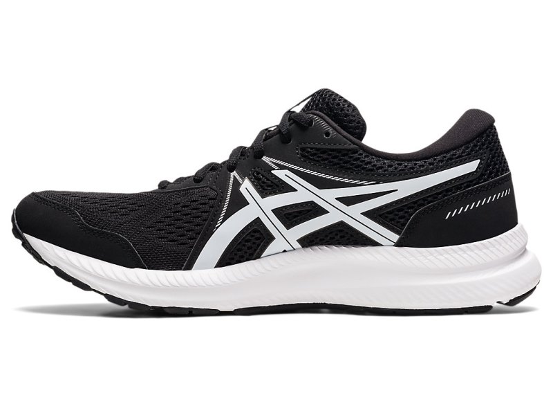 Asics Gel-contend 7 (4E) Tenisiće Muške Crne Bijele | RS3304-948